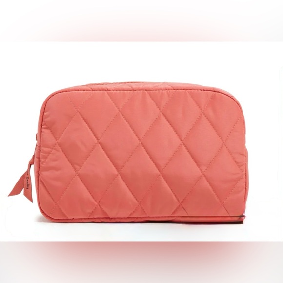 Vera Bradley Ultralight Grand Cosmetic Bag in Blush Sienna - Picture 1 of 3